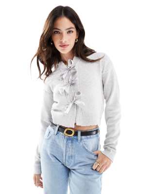 Cotton On - Strickjacke in Hellgrau
