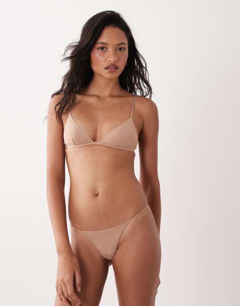Cotton On - String minimaliste coupe tanga - Érable sucré - view 1