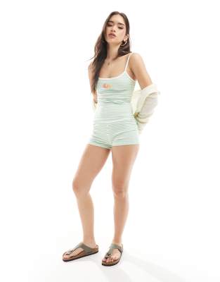 Cotton:on Cotton On Striped Peach Jersey Boy Shorts