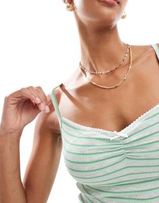 Shop Cotton:on Cotton On Striped Rosette Sleep Cami