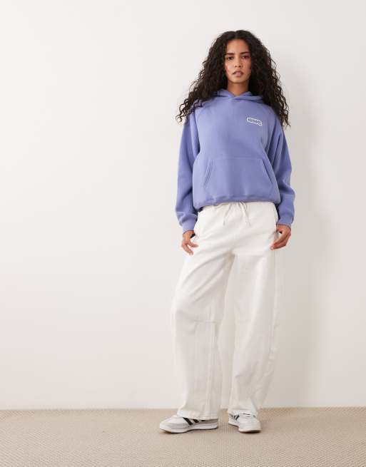 Cotton On - sudadera con capucha gráfica premium en azul hielo, 2 de 4