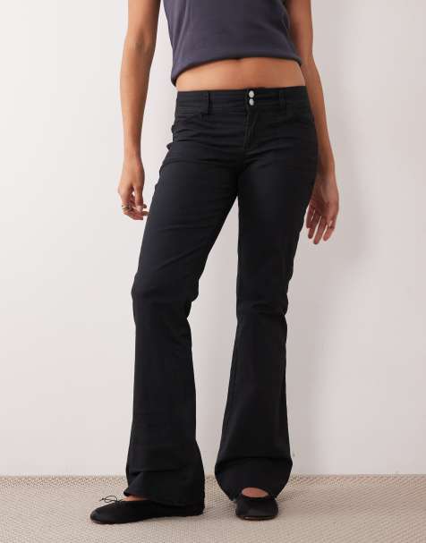 Cotton On suki low rise bootleg pant in black - view 1