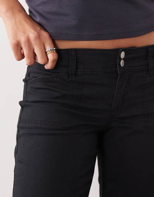 Cotton On suki low rise bootleg pant in black, 4 of 5