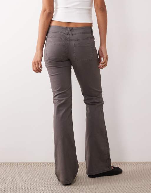 Cotton On suki low rise bootleg pant in charcoal , 3 of 5