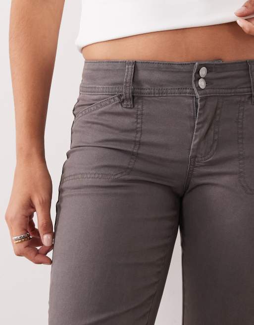 Cotton On suki low rise bootleg pant in charcoal , 4 of 5