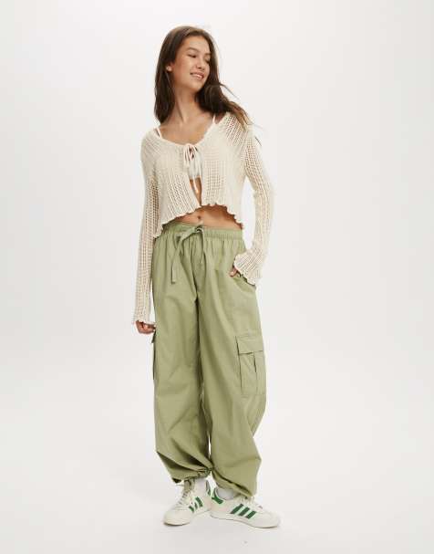 Cotton On Summer cargo pant in green - view 1