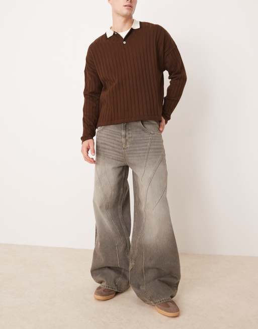 Cotton On Super baggy balloon jean in grey