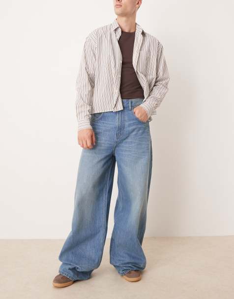 Cotton On Super baggy balloon jean in mid blue - view 1
