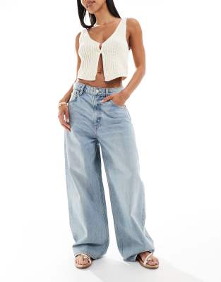 Cotton On Cotton On super baggy boyfriend jean in olsen blue