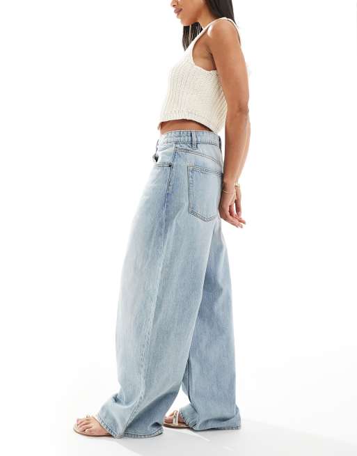 Cotton On super baggy boyfriend jeans in Olsen blue | ASOS
