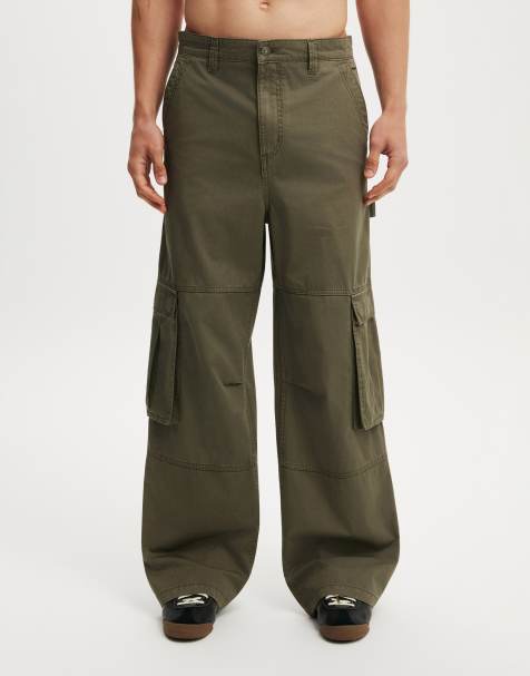 Cotton On Super baggy cargo pant in green
