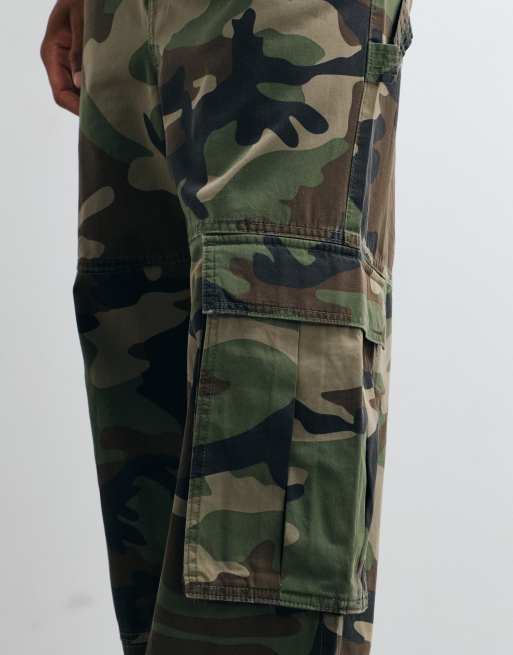 Cotton On super baggy cargo trouser in camo, 2 of 5