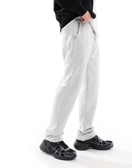 Cotton On super baggy cuffed graphic track pants in heather gray, 4 of 5