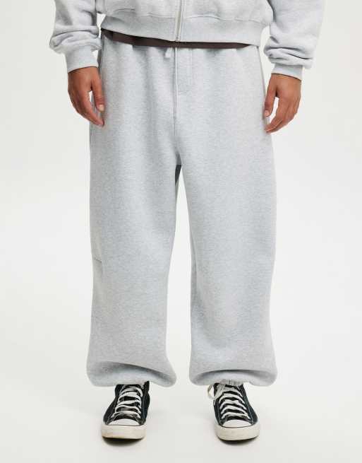 Cotton On Super baggy cuffed track pant in grey, 2 of 4