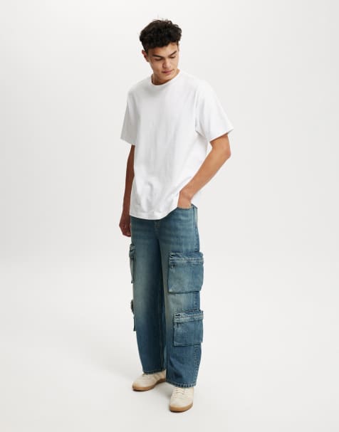Cotton On Super baggy jean in blue - view 1
