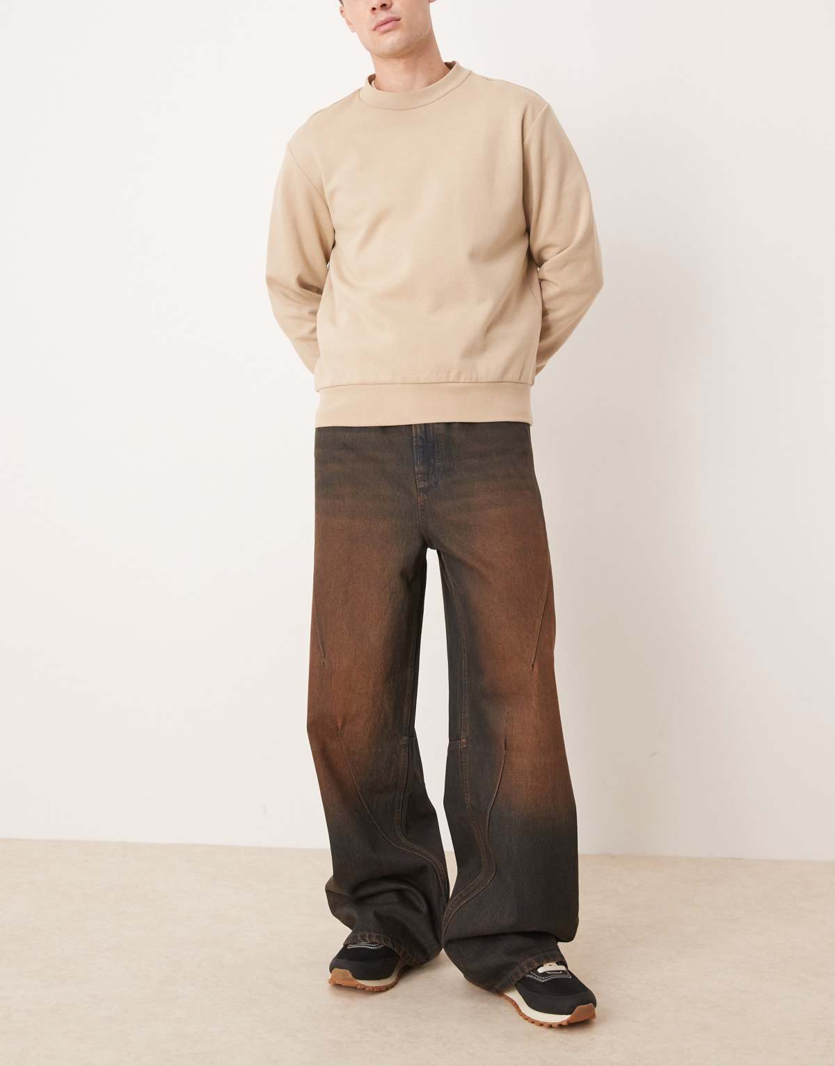 Cotton On Super baggy jean in brown