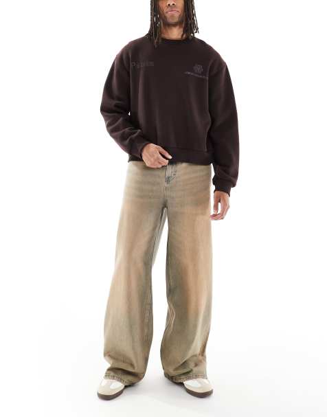 Cotton  On Super baggy jean in espresso blue 