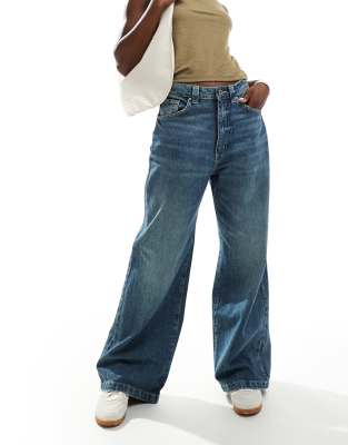 Cotton:On Cotton On super baggy jeans in blue dusk denim