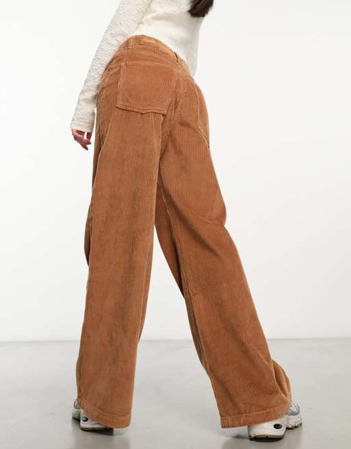 Cotton On corduroy stretch bootleg jean in brown, ASOS