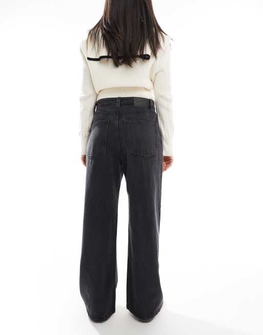 Cotton On super baggy jeans in graphite black