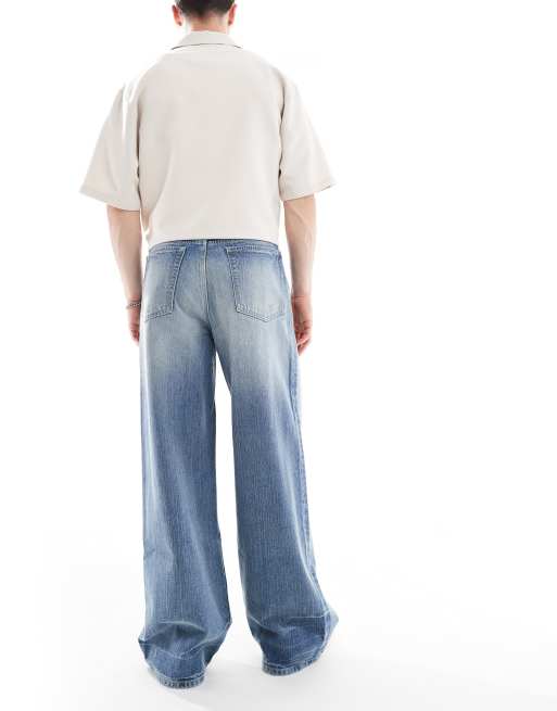 Cotton On - Super baggy jeans in 'movin' blauw, 3 van 5