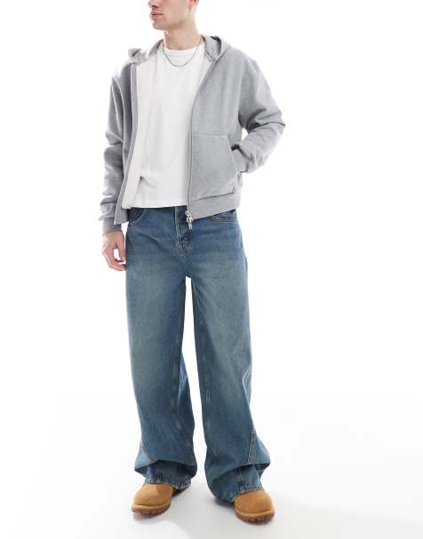 Cotton On - Super baggy jeans in otis blauw - view 1