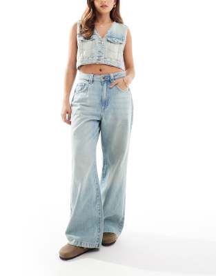 Cotton:On Cotton On super baggy jeans in shell blue