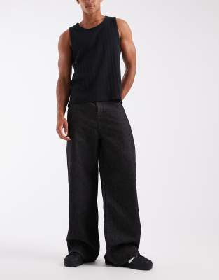 Cotton On Super Baggy Jeans In Black