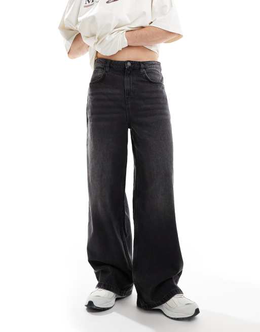 Cotton On - Super baggy jeans in Y2K zwart met wassing, 4 van 5
