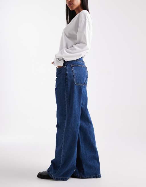 Cotton On - Super baggy jeans met lage taille in 'sandman' blauw, 3 van 5
