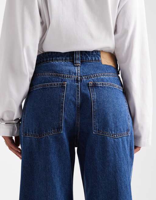 Cotton On - Super baggy jeans met lage taille in 'sandman' blauw, 4 van 5