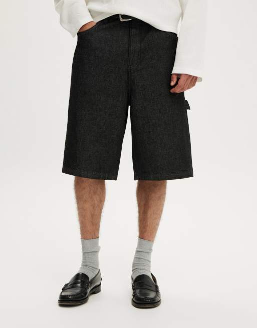 Cotton On Super baggy jort in black, 2 of 4