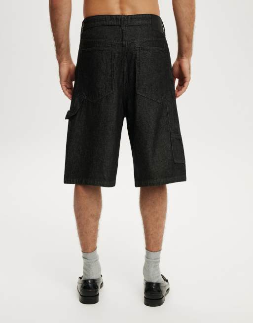 Cotton On Super baggy jort in black, 4 of 4