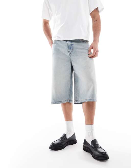 Cotton On Super baggy jort in blue, 2 of 5