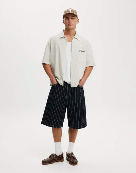 Cotton On Super baggy jort in dark blue - view 1