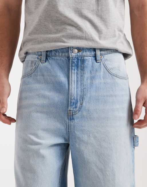 Cotton On super baggy jort in pipeline blue, 3 of 5