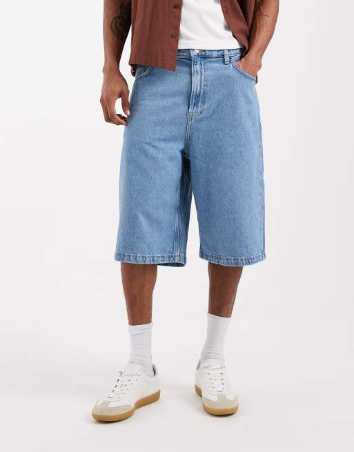 Cotton On super baggy jort in stealers blue, 2 of 5