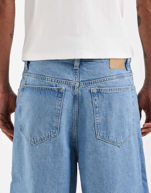 Cotton On super baggy jort in stealers blue, 4 of 5