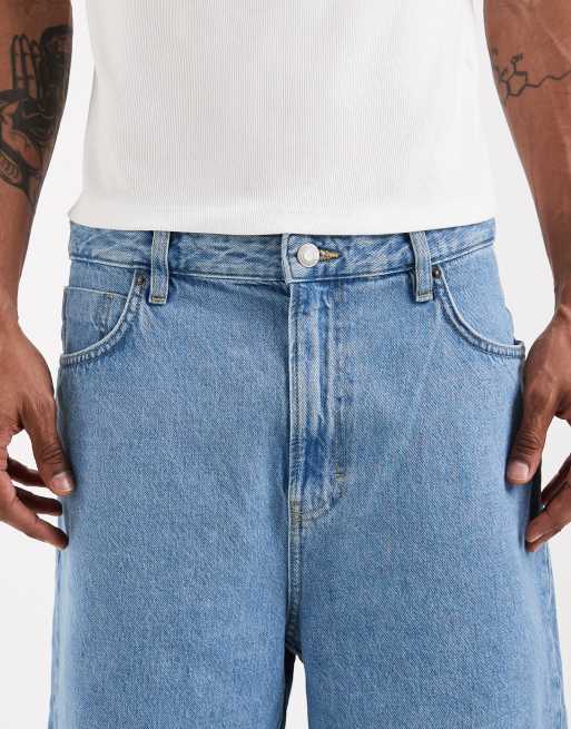Cotton On super baggy jort in stealers blue, 5 of 5