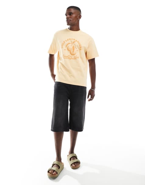 Cotton On super baggy jort in y2k washed black - view 1