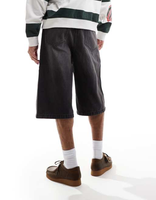 Cotton On super baggy jorts in black, 3 of 5