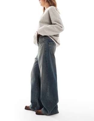 Cotton:on Cotton On Super Baggy Low Rise Jeans In Blue