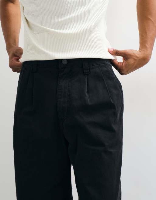 Cotton On super baggy pleated pant in black, 4 of 5