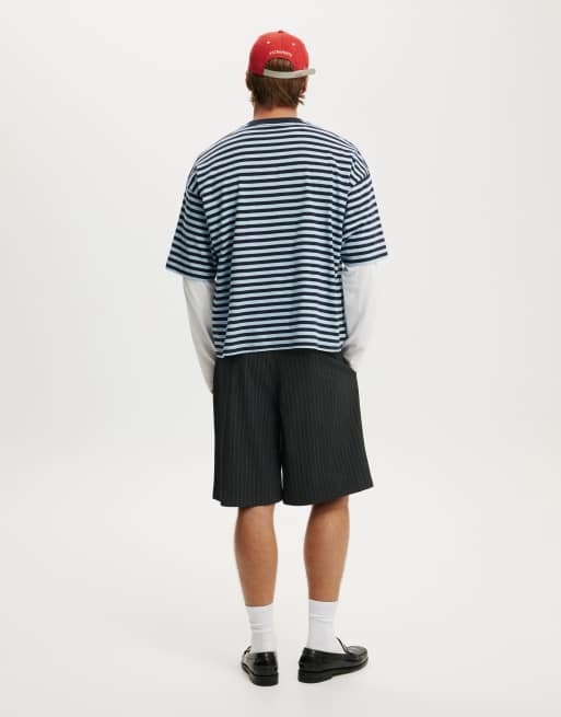 Cotton On Super baggy pleated short in charcoal, 4 of 4