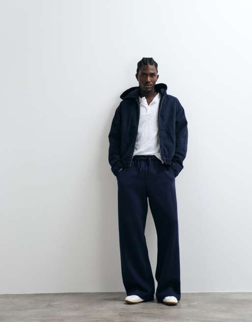 Cotton On super baggy track jogger in vintage navy co-ord