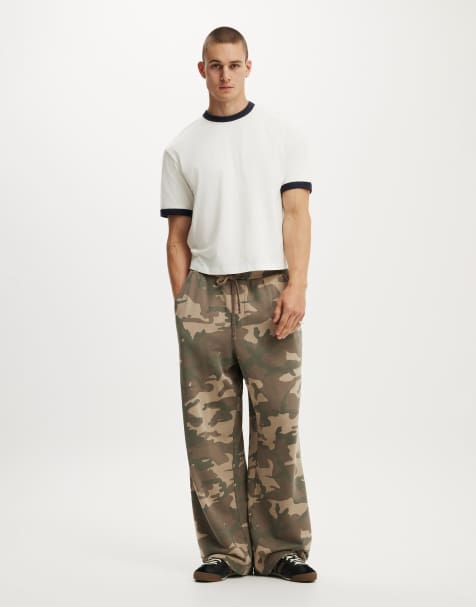 Cotton On Super baggy track pant in multi - view 1