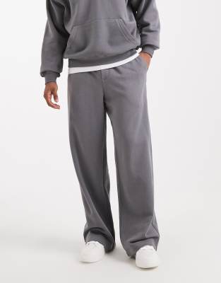 Cotton On Super Baggy Track Pant In Gray
