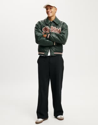 Cotton:on Cotton On Super Baggy Track Pants In Black