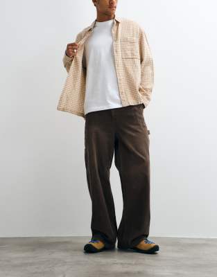 Cotton On Super Baggy Worker Pants In Yellow