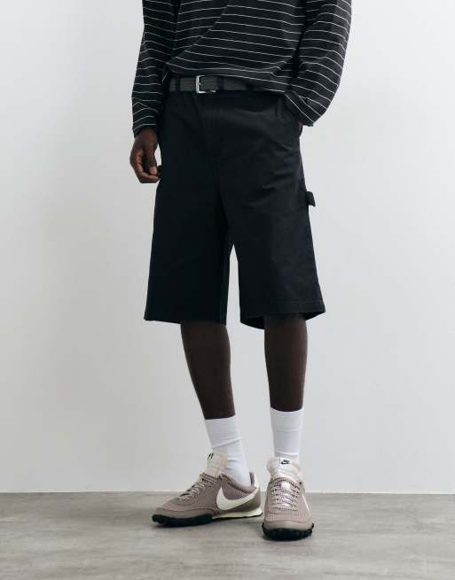 Cotton On super baggy worker shorts in black, 5 of 5